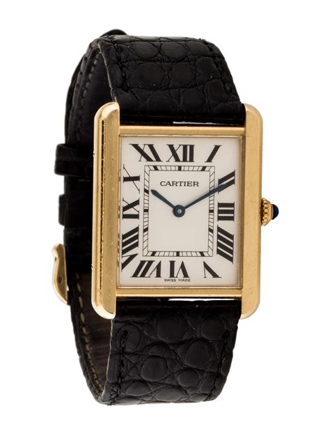 cinturino cartier tank solo|cartier french tank watch.